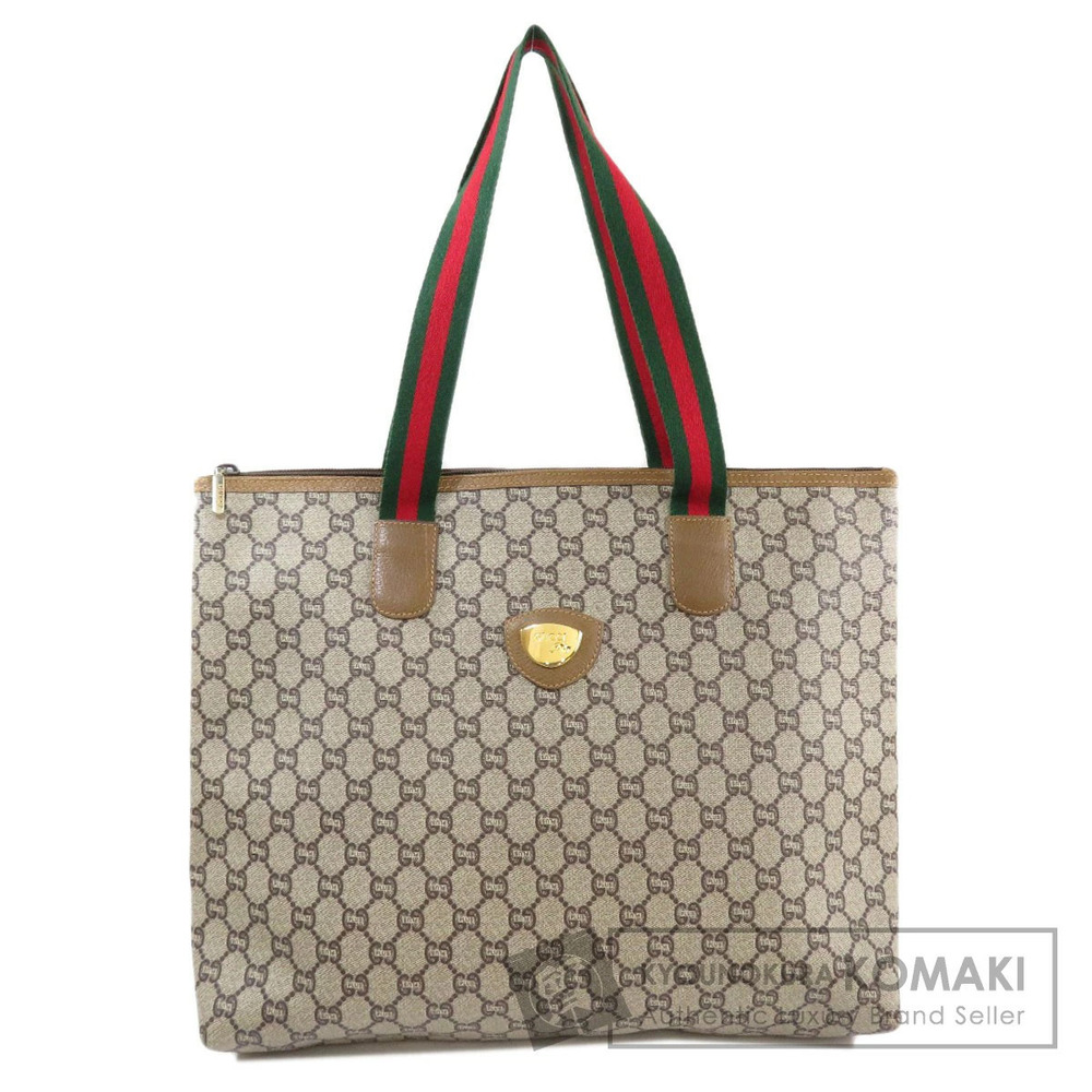 Gucci Plus tote bag monogram web Brown